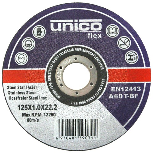 Trennscheiben 125 0 x - 125, 1,0