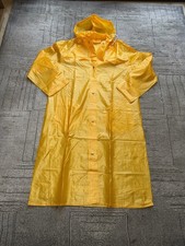 Retro PVC Regenmantel Plastik