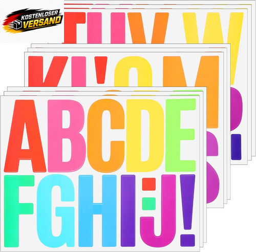 Bunte große buchstaben - bunte,