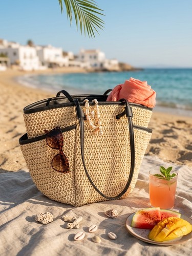 Schultertasche mit großer - schultertasche,