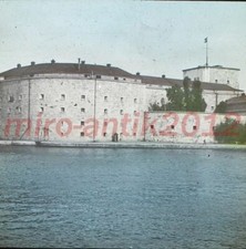 Fotoplatte Glas, Skandivanienreise, Festung von Vaxholm ca 1910, 5026-753/18