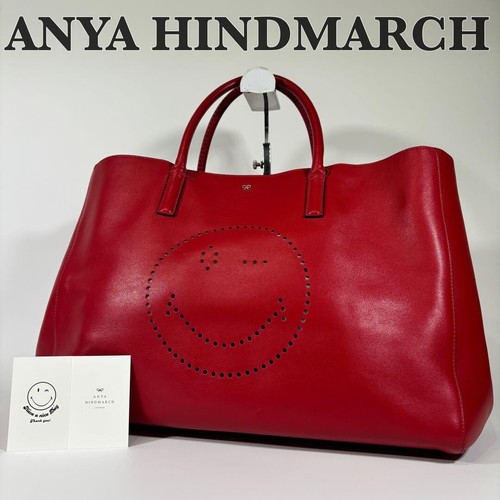 Anya hindmarch rote leder - hindmarch,