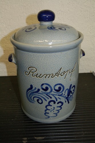 Rumtopf mit deckel steingut - mit,