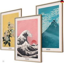 Hokusai poster set japanische - set,