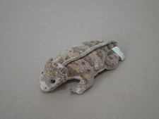 Vintage Folkmanis Fingerpuppe Handpuppe Bartagame Leguan Echse - 15 cm - RARITÄT