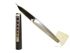 NOS Montblanc Carrera No 5225 Silber Metall / Matt Schwarz F / Fein