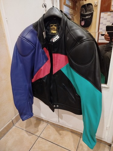 Motorradlederjacke m - 48,
