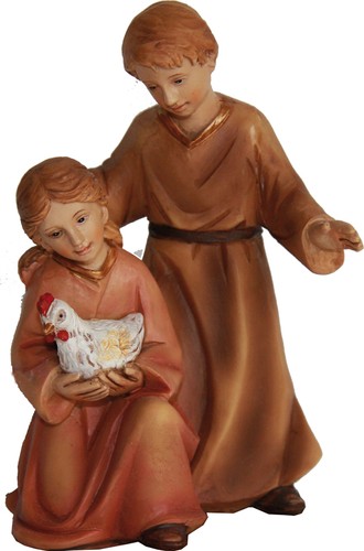 Krippenfiguren kinderpaar mit - krippenfiguren,