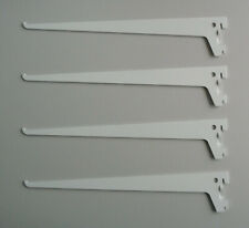 Regalträger Regalsystem Regal Halter Schiene Metall 36,5cm 1-reihig weiß 4 Stück