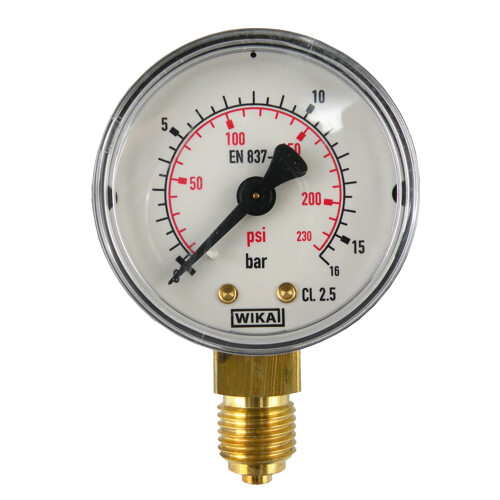 Senkrecht manometer 50 - Ø,