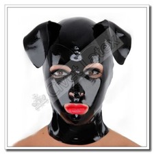 Latex Gummi Doggy Hoods Mask