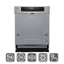 60cm Geschirrspüler Spülmaschine unterbaufähig 8 Programme 14 Gedecke Zeitwahl