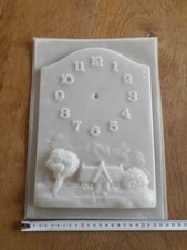 Gießform Seifenform Gipsform Uhr Gießen Abformen Hängeuhr Kunstform Plastisches 