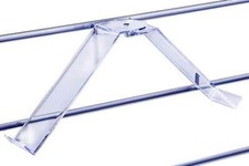 Slatwall-Regal aus Plexiglas