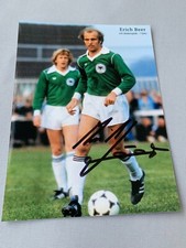 ERICH BEER DFB WM 1978 signed Foto 13x18 Autogramm 