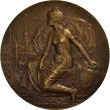Frankreich, Medaille, Ville de