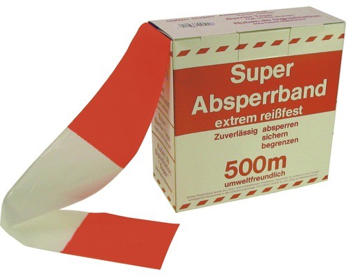 Absperrband flatterband - absperrband,