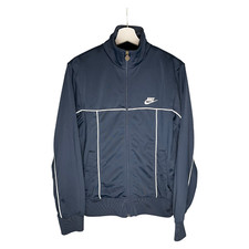 Nike Herren Trainingsjacke Tracksuit Joggingjacke Gr. S Dunkel blau 2006 Vintage