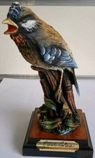 Figur "Vögelchen", Signiert Guido Cortese, H 14 Cm