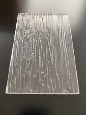 Acrylglas STRUKTUR BAUMRINDE 6mm farblos klar Sichtschutz Balkon Trennwand GC 41