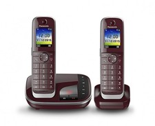 Panasonic KX-TGJ322 DECT-Telefon Rot Anrufer-Identifikation