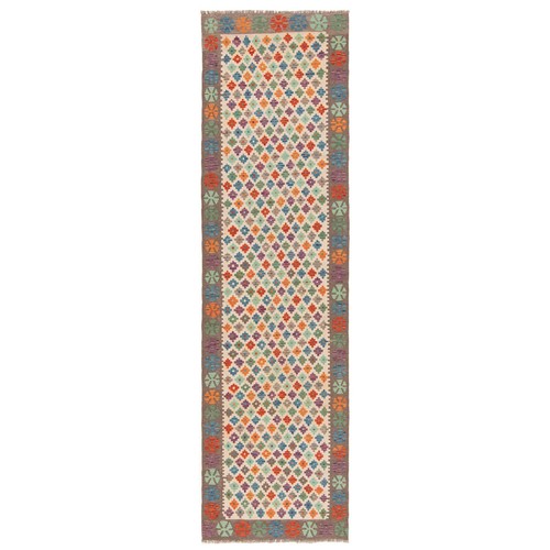 Kelim afghan 298x83 - 298x83, cm