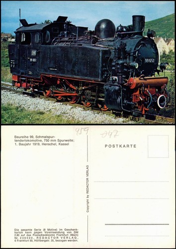 Dampflokomotive baureihe - baureihe, 99