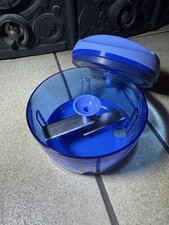 Tupperware Küchenhelfer Happy Chef Blau Zwiebelschneider Zerkleinerer