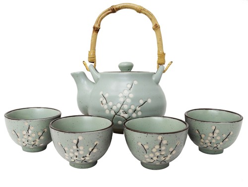 Japanisches tee set mit - tee,