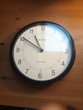 Eurochron Funkwanduhr mit Junghans Funkwerk W761 chrom  22,5X3,2cm 