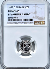 1998 Britannia Silber PP 20p