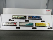 Märklin Spur H0 48045 Kombirail Transportsystem 5 private Sattelanhänger in OVP