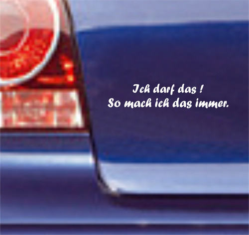 20cm ich darf das - 1x,