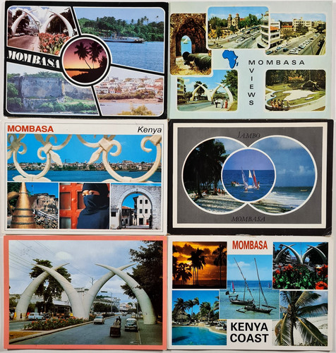 Postkarten lot kenya - 6,