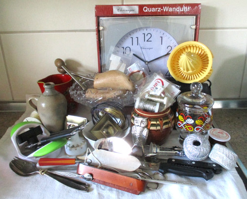 Flohmarkt trödel - flohmarkt,
