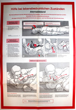 DDR NVA Lehrtafel / Hilfe bei