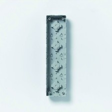 Siedle Gehäuse 4fach Unterputz grau Kunststoff 100x400x50mm - GU611-4/1-0