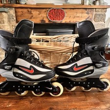 Nike Zoom Air Carbon Inline Roller Blades Größe 6 Vintage Skates - 1990er Retro