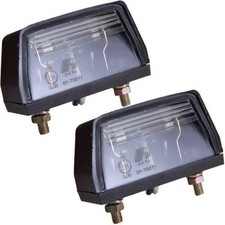 2x Kennzeichen Beleuchtung