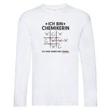 Lösung finden: Chemikerin | Chemie | Labor v2 Long Sleeve Weiß