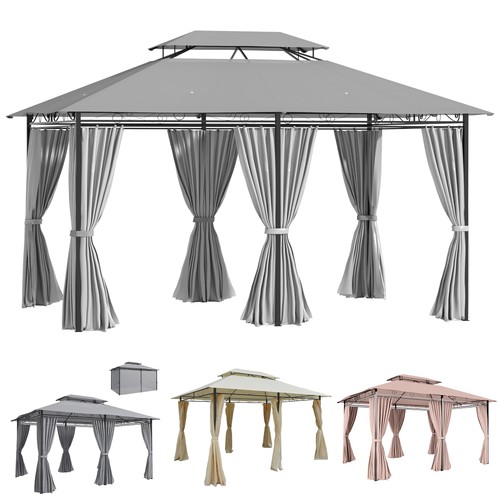 Outsunny pavillon 4x3 - pavillon,