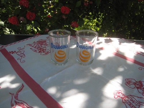 Seltene rare orangina glas - seltene,