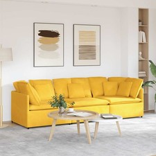 Modulares Sofa mit Kissen