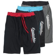 Lavecchia Übergrößen Sweat Shorts Herren Jogger Jogging kurze Hose Bermuda