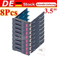 8 x HP HPE 3.5" LFF HDD Caddy für ML350 DL380 DL360 Gen8 G8 G9 Gen9 651314-001