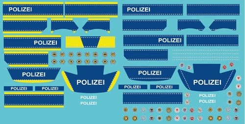 Decal polizei - decal,