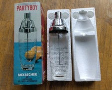 Retro Partybox Mixbecher Mit Elektro-Quirl in Originalverpackung