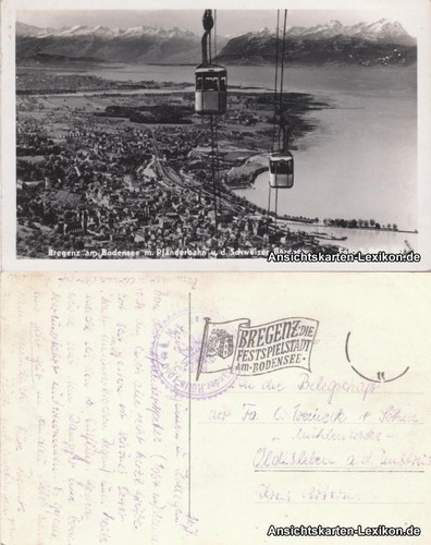 Ansichtskarte bregenz blick - bregenz,