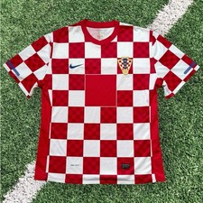 Kroatien Kitroom Heimtrikot 2011/12 Nike Match Issue bedruckte Etiketten Herren 2XL