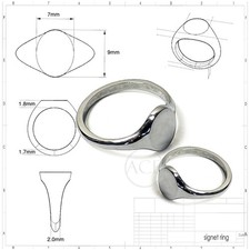 ANGEBOT 950 massiver Platin